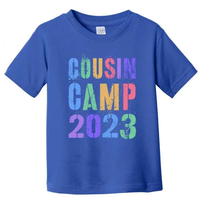 Crazy Cousin Camp Grandma Grandpa Sleepaway Summer Camping Cool Gift Toddler T-Shirt