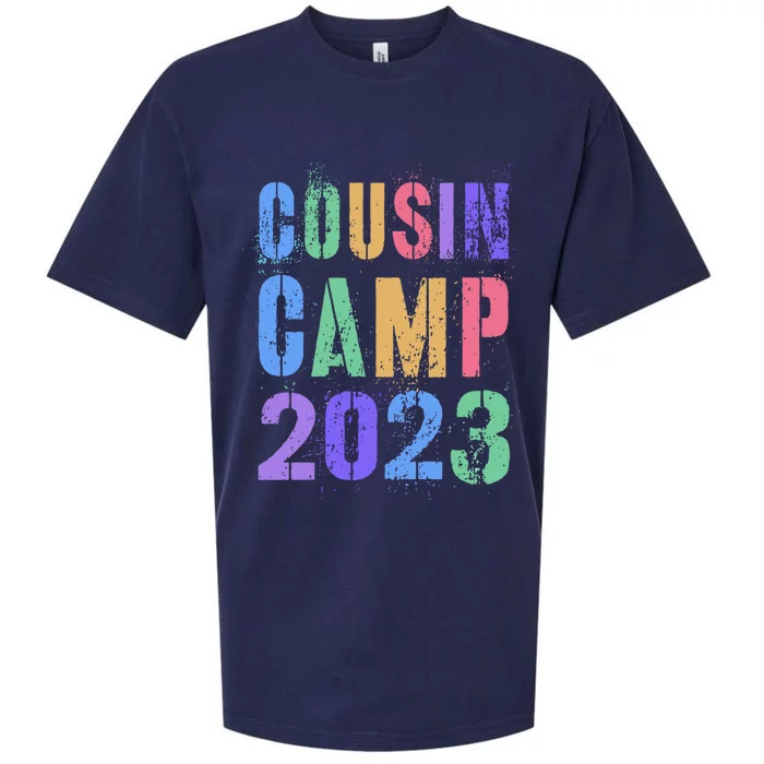 Crazy Cousin Camp Grandma Grandpa Sleepaway Summer Camping Cool Gift Sueded Cloud Jersey T-Shirt