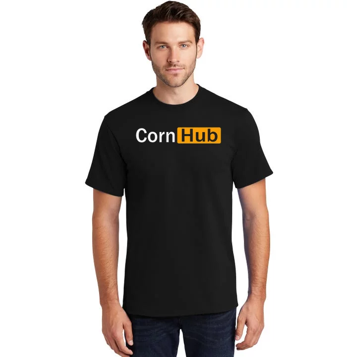 Cornhub Cornhole Cornholer Tall T-Shirt