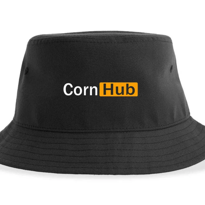 Cornhub Cornhole Cornholer Sustainable Bucket Hat