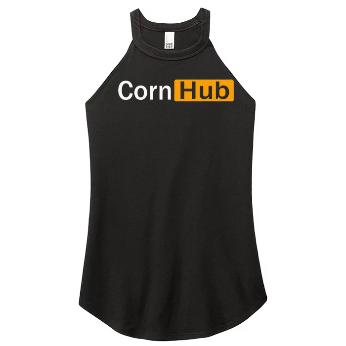 Cornhub Cornhole Cornholer Women’s Perfect Tri Rocker Tank