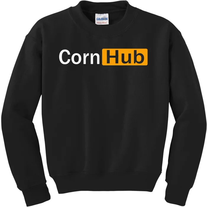 Cornhub Cornhole Cornholer Kids Sweatshirt