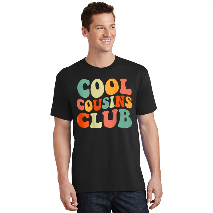 Cool Cousin Club Retro Cousin Matching Family Crew T-Shirt