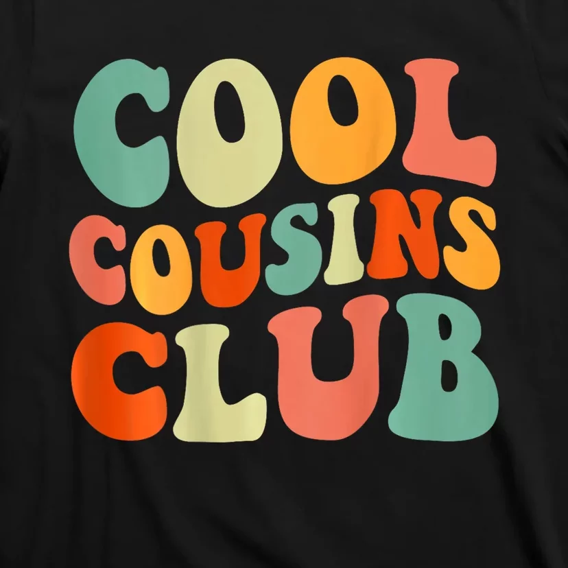 Cool Cousin Club Retro Cousin Matching Family Crew T-Shirt