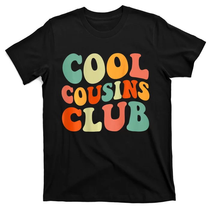 Cool Cousin Club Retro Cousin Matching Family Crew T-Shirt