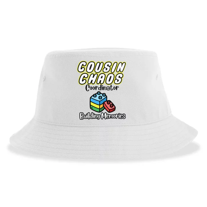 Cousin Chaos Coordinator Building Memories Sustainable Bucket Hat