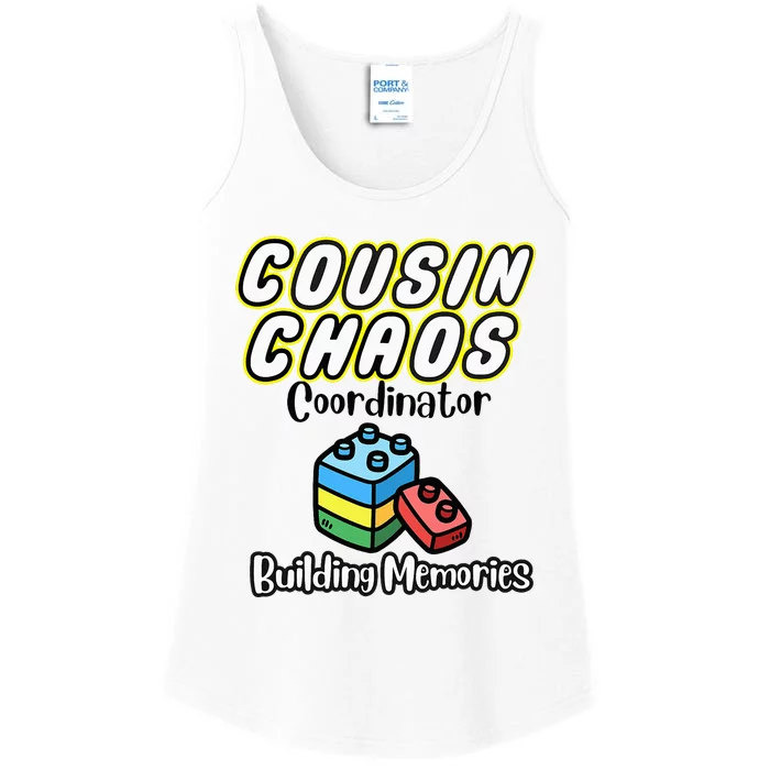 Cousin Chaos Coordinator Building Memories Ladies Essential Tank