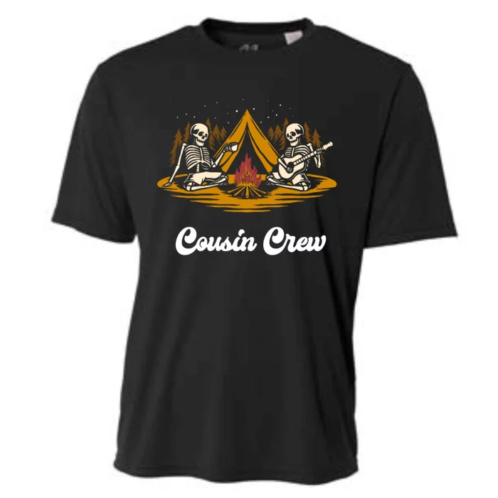 Camping Cousins Crew Family Reunion Road Trip Matching Group Gift Cooling Performance Crew T-Shirt