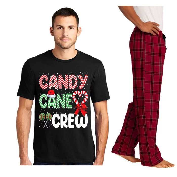 Candy Cane Crew Funny Christmas Sweet Candy Merry Xmas Pajama Set