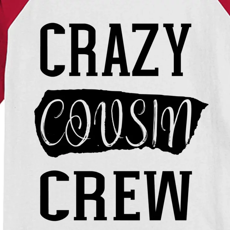 Crazy Cousin Crew Gift Kids Colorblock Raglan Jersey