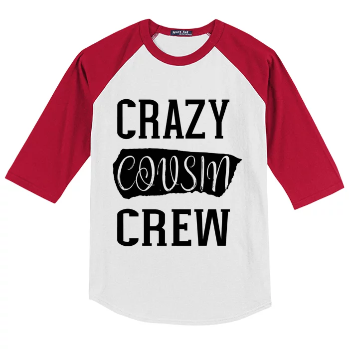 Crazy Cousin Crew Gift Kids Colorblock Raglan Jersey