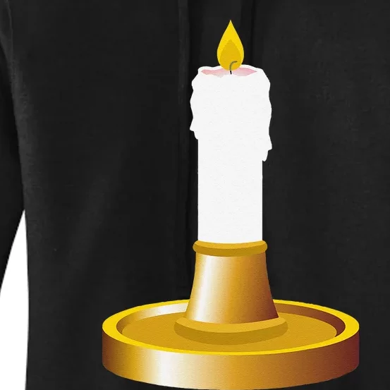 Candlestick Costume Candles Candle Holder Halloween Women's Pullover Hoodie