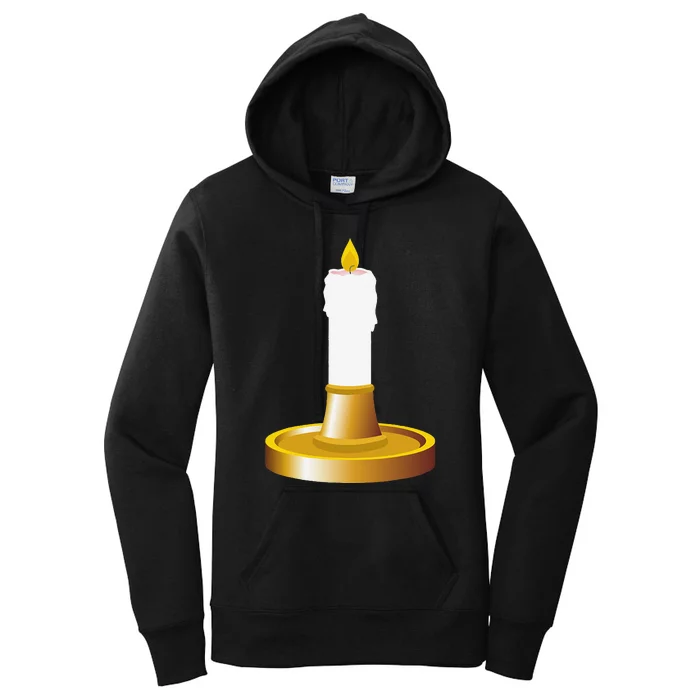 Candlestick Costume Candles Candle Holder Halloween Women's Pullover Hoodie