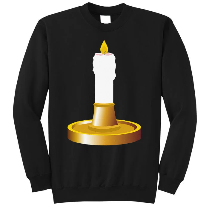 Candlestick Costume Candles Candle Holder Halloween Tall Sweatshirt