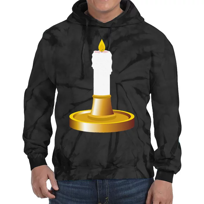 Candlestick Costume Candles Candle Holder Halloween Tie Dye Hoodie