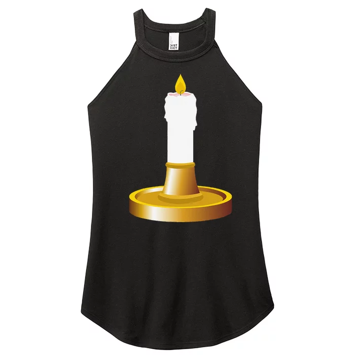 Candlestick Costume Candles Candle Holder Halloween Women’s Perfect Tri Rocker Tank