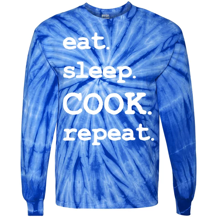 Cook Chef Cooking Culinary Gift Tie-Dye Long Sleeve Shirt