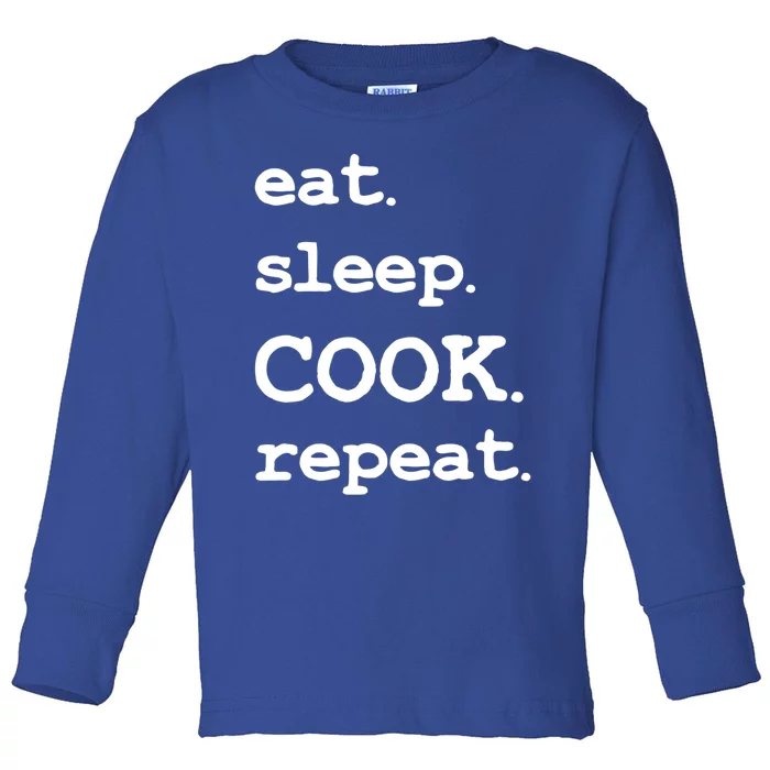 Cook Chef Cooking Culinary Gift Toddler Long Sleeve Shirt