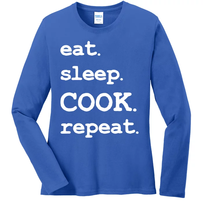 Cook Chef Cooking Culinary Gift Ladies Long Sleeve Shirt