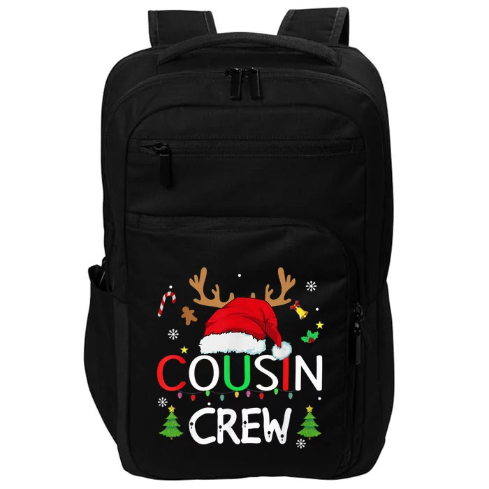 Cousin crew Christmas family Xmas Naughty matching pajamas Impact Tech Backpack