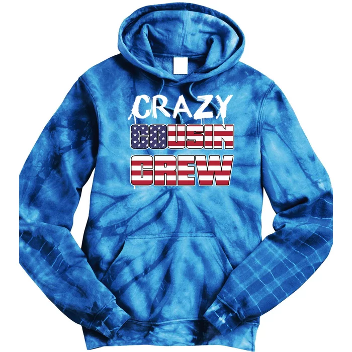 Crazy Cousin Crew Great Gift Tie Dye Hoodie