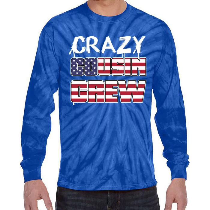 Crazy Cousin Crew Great Gift Tie-Dye Long Sleeve Shirt