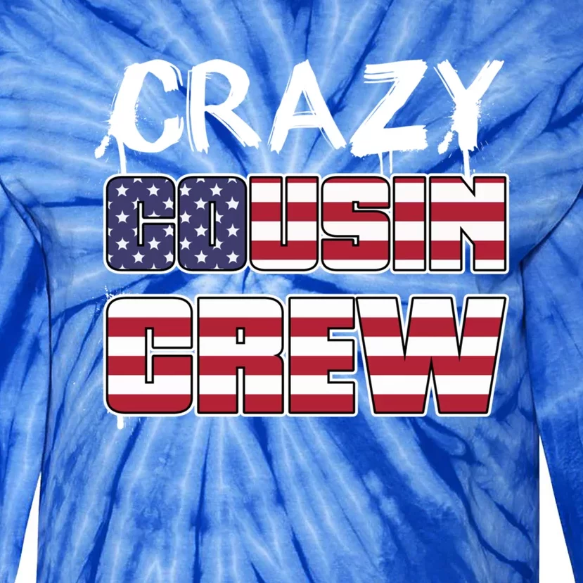 Crazy Cousin Crew Great Gift Tie-Dye Long Sleeve Shirt