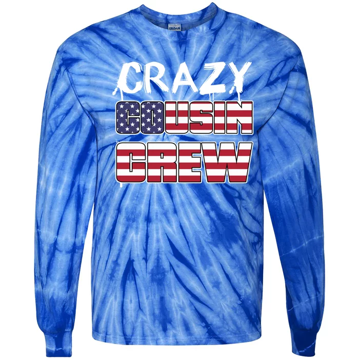 Crazy Cousin Crew Great Gift Tie-Dye Long Sleeve Shirt