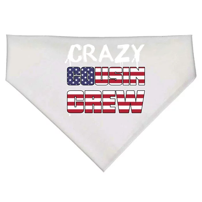 Crazy Cousin Crew Great Gift USA-Made Doggie Bandana