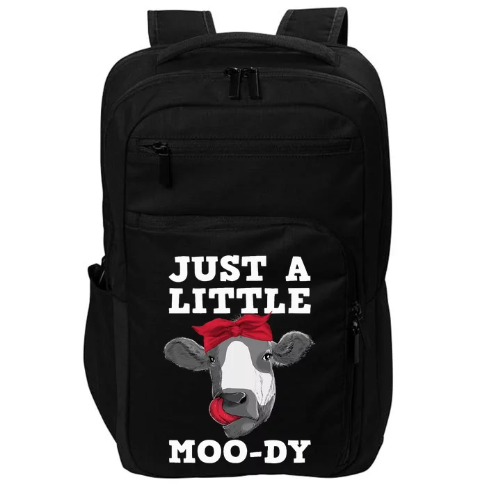 Cute Cow Design Dairy Cow Lover Cattle Farming Impact Tech Backpack