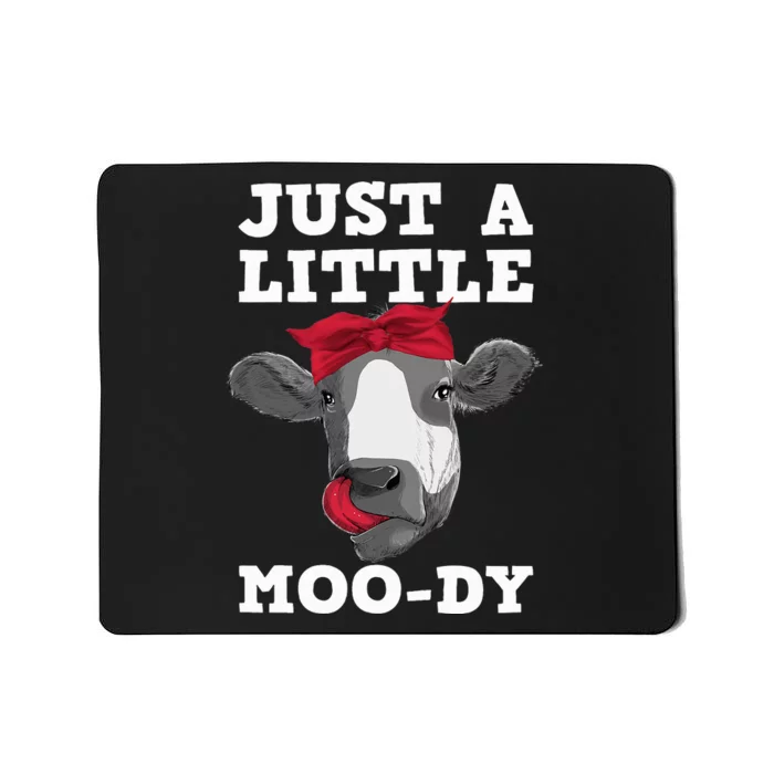 Cute Cow Design Dairy Cow Lover Cattle Farming Mousepad