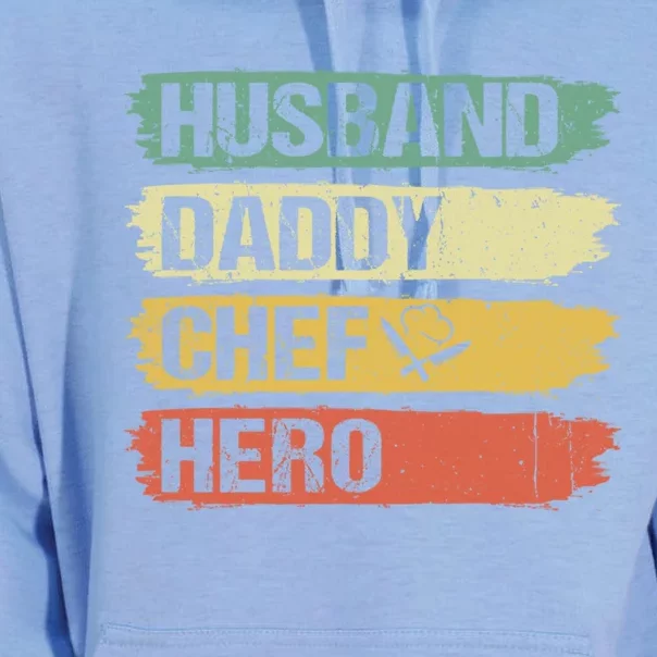 Chef Cook Dad Husband Daddy Hero Retro Fathers Day Meaningful Gift Unisex Surf Hoodie