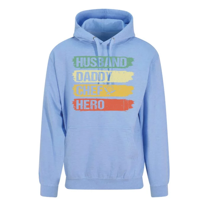 Chef Cook Dad Husband Daddy Hero Retro Fathers Day Meaningful Gift Unisex Surf Hoodie