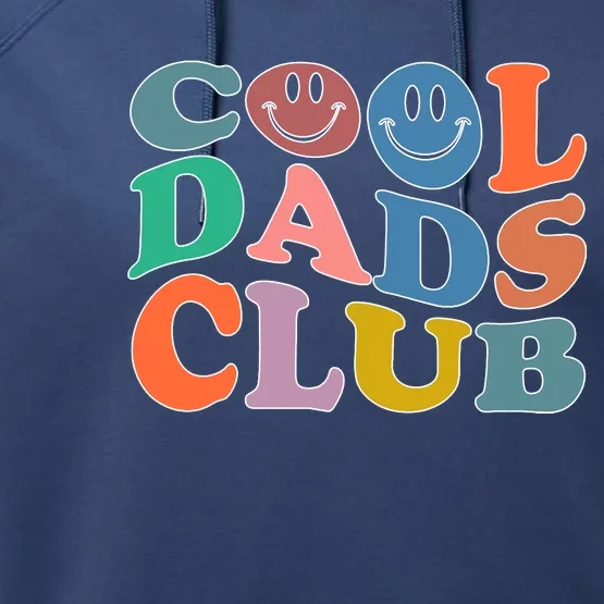 Cute Cool Dads Club Gift Performance Fleece Hoodie