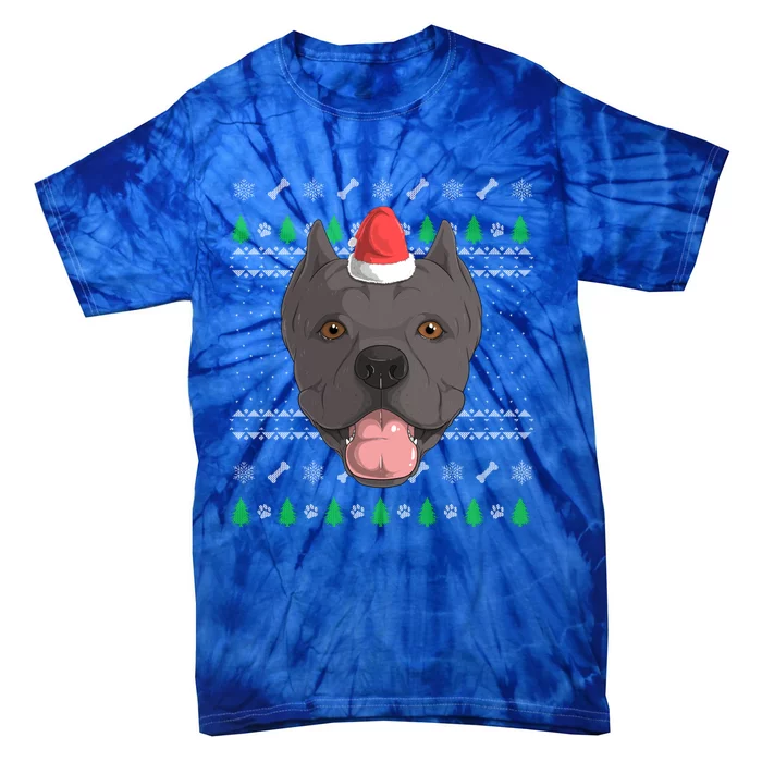 Cane Corso Dog Santa Claus Ugly Christmas Xgiftmas Canine Gift Funny Gift Tie-Dye T-Shirt