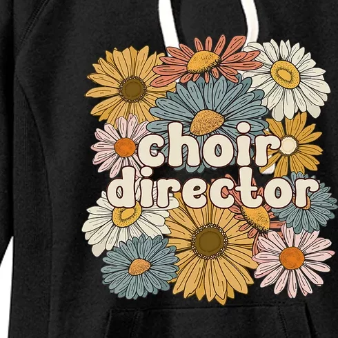 Cute Choir Director Groovy Choir Directors Women's Fleece Hoodie