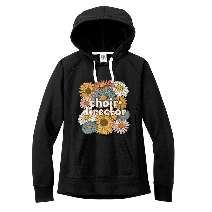 Cute Choir Director Groovy Choir Directors Women's Fleece Hoodie