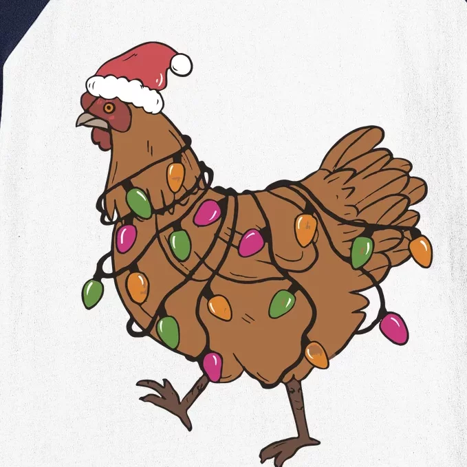 Christmas Chicken Dtf Transfer Ready To Press Direct To Film Hot Or Cold Peel Baseball Sleeve Shirt