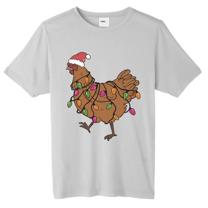 Christmas Chicken Dtf Transfer Ready To Press Direct To Film Hot Or Cold Peel ChromaSoft Performance T-Shirt