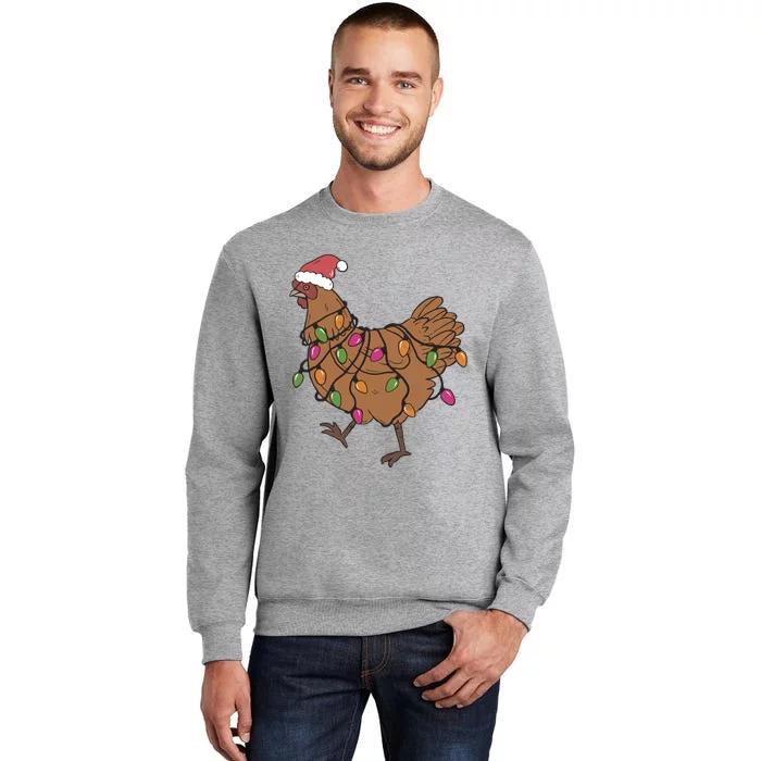 Christmas Chicken Dtf Transfer Ready To Press Direct To Film Hot Or Cold Peel Sweatshirt