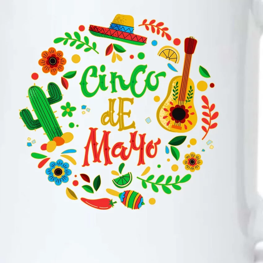 Celebrate Cinco De Mayo Black Color Changing Mug