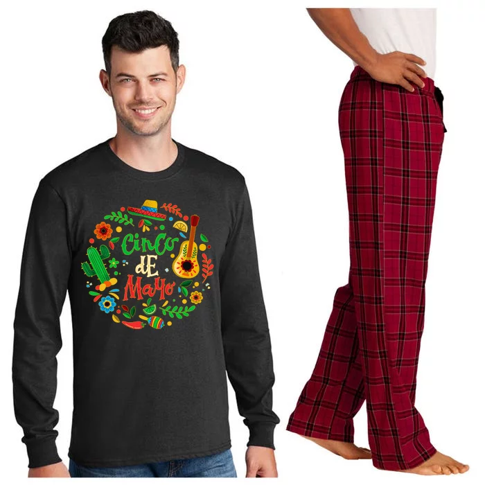 Celebrate Cinco De Mayo Long Sleeve Pajama Set