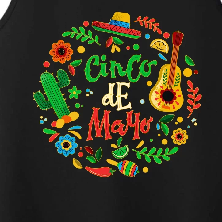 Celebrate Cinco De Mayo Performance Tank