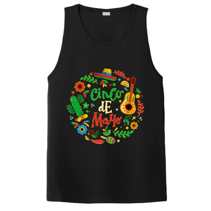 Celebrate Cinco De Mayo Performance Tank