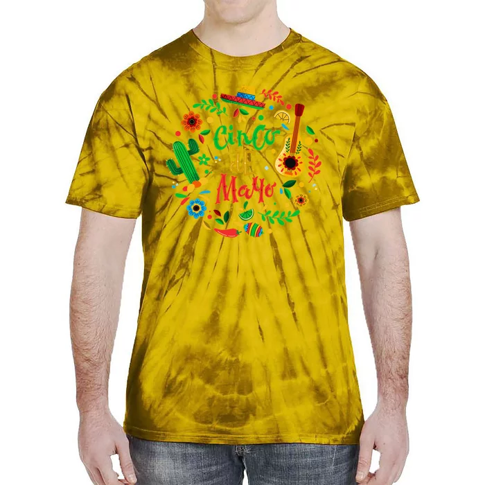 Celebrate Cinco De Mayo Tie-Dye T-Shirt