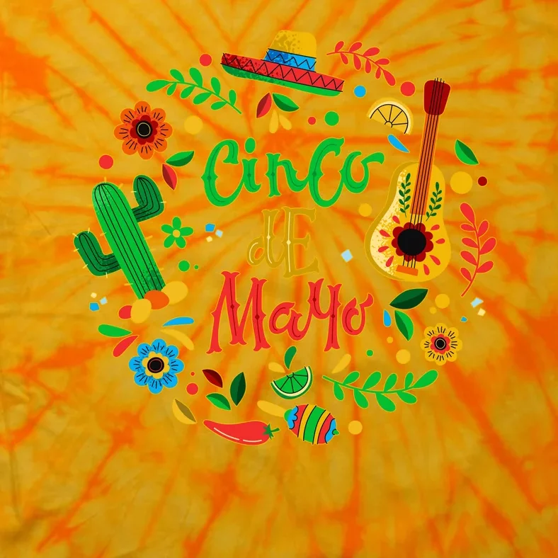 Celebrate Cinco De Mayo Tie-Dye T-Shirt