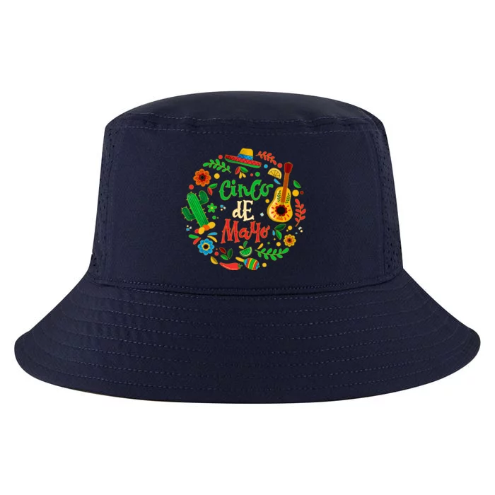 Celebrate Cinco De Mayo Cool Comfort Performance Bucket Hat