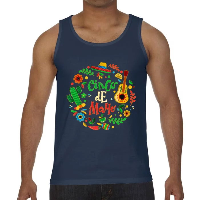 Celebrate Cinco De Mayo Comfort Colors® Tank Top