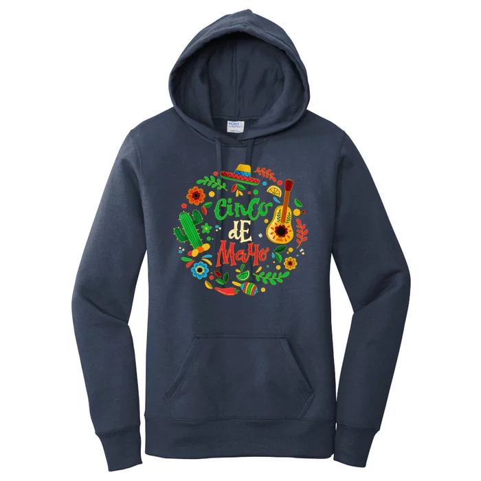 Celebrate Cinco De Mayo Women's Pullover Hoodie