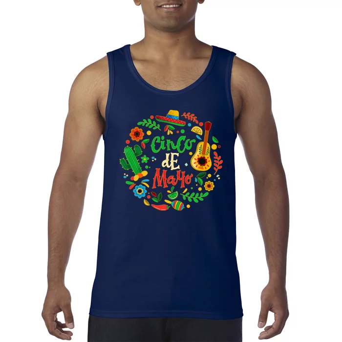 Celebrate Cinco De Mayo Tank Top